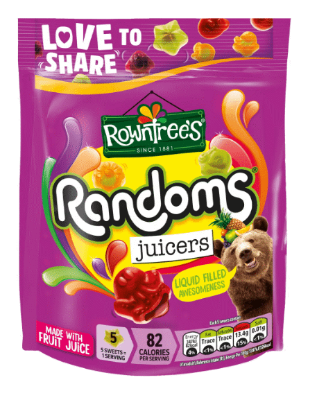 ROWNTREES RANDOMS JUICERS Gummi Candies 140g