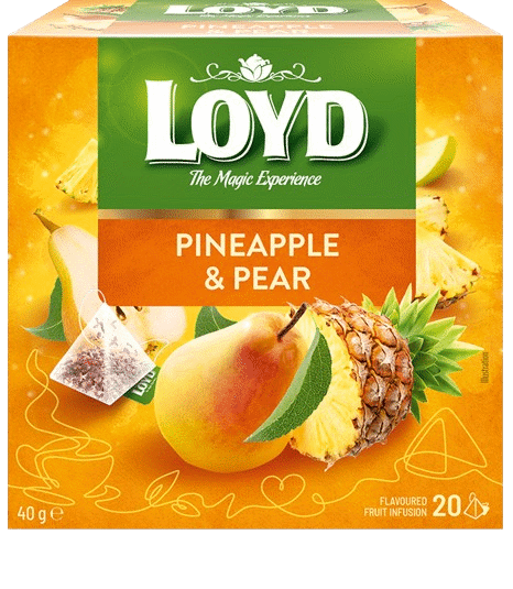 LOYD PINEAPPLE & PEAR Flavor Fruit Tea 40g
