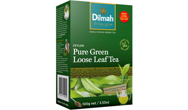 DILMAH Ceylon Pure Green Loose Leaf Tea 100g