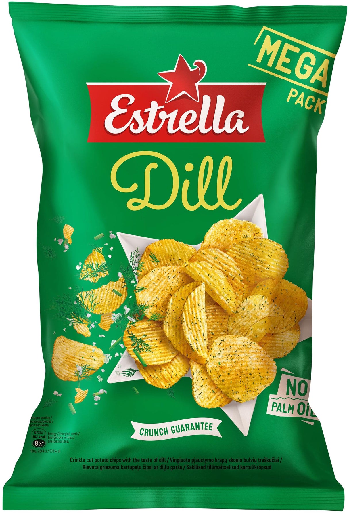 ESTRELLA DILL Flavor Potato Chips 250g