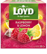 LOYD RASPBERRY & LEMON Flavor Fruit Tea 8 x 40g