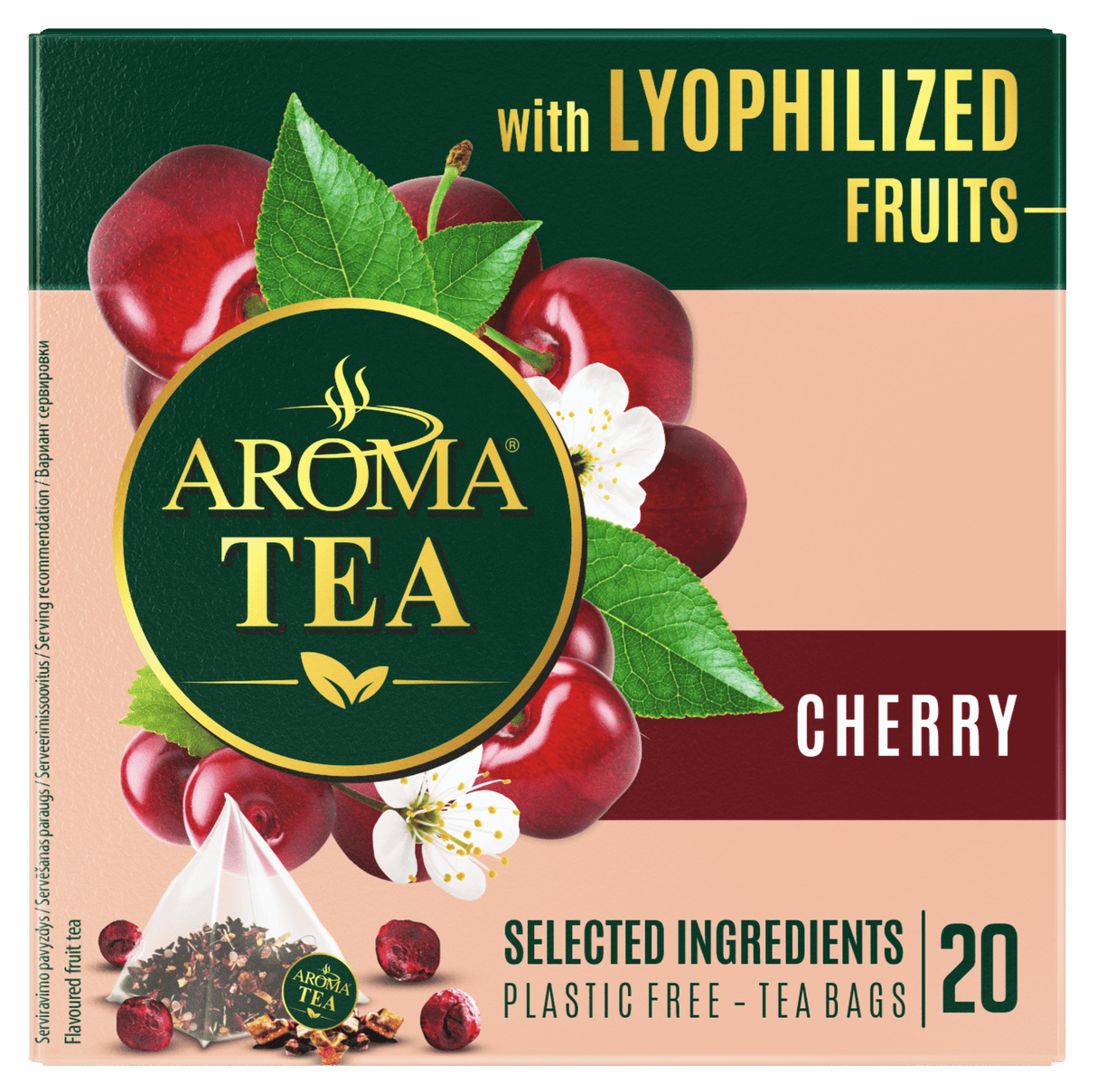 AROMA TEA Cherry Flavor Fruit Tea 40g