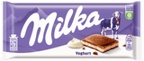 8 MILKA Alpine Milk Chocolate Bars with Yoghurt Filling 100g
