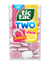 TIC TAC TWO Mint & Lemon Raspberry Flavor Mint Pastilles 2 x 38.5g