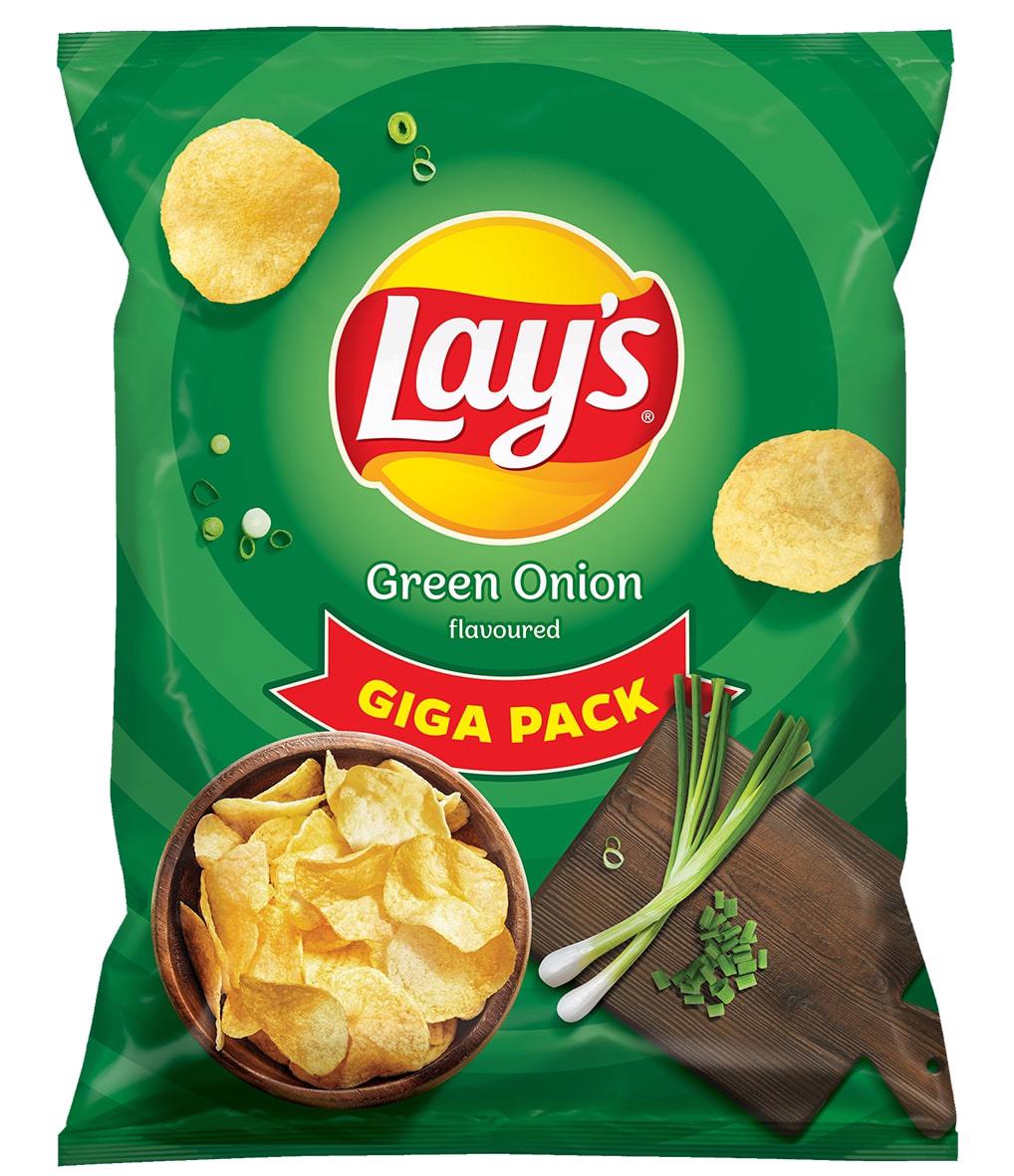 LAYS Green Onion Flavor Potato Chips 250g