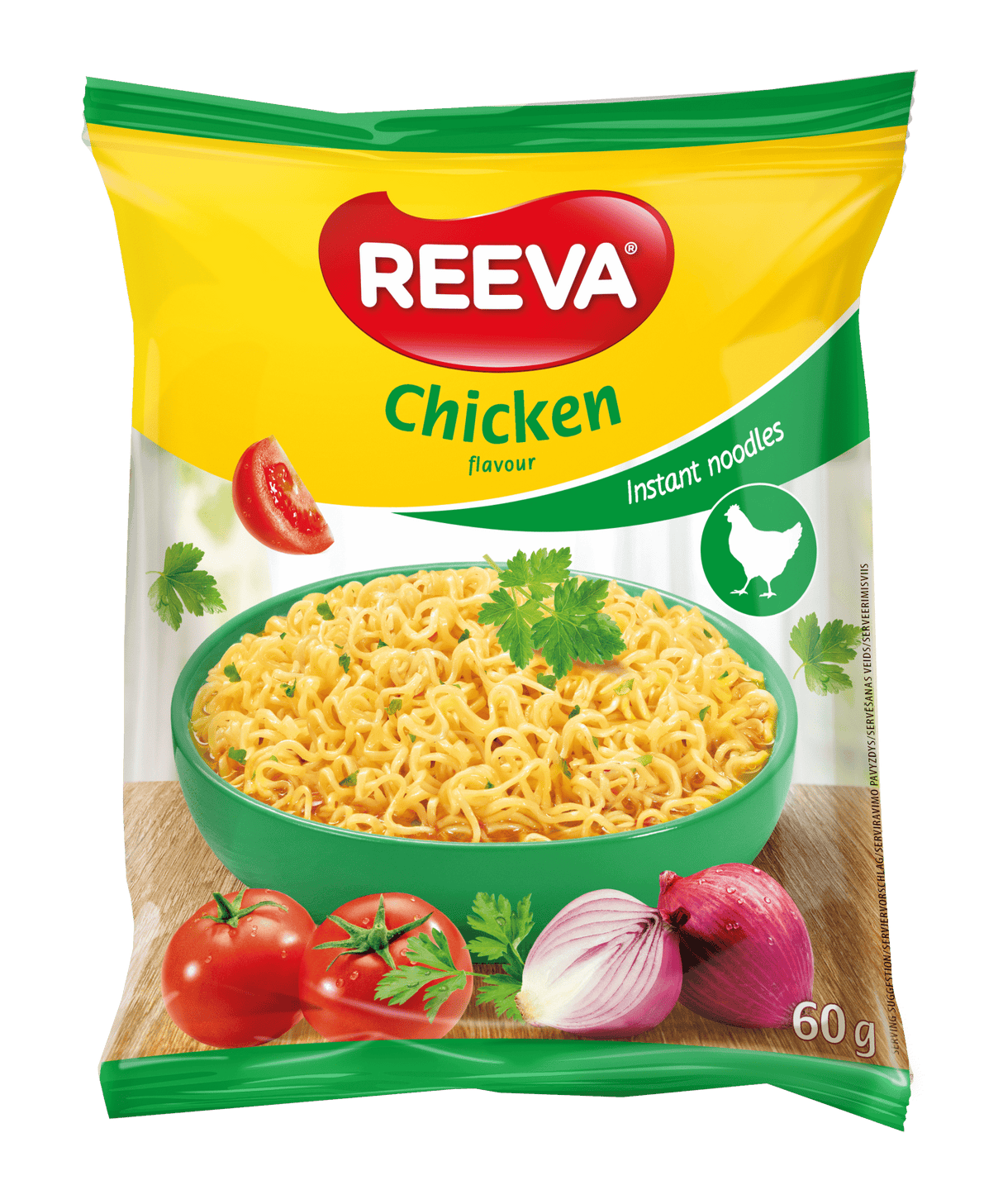 REEVA CHICKEN Flavor Instant Noodles 60g