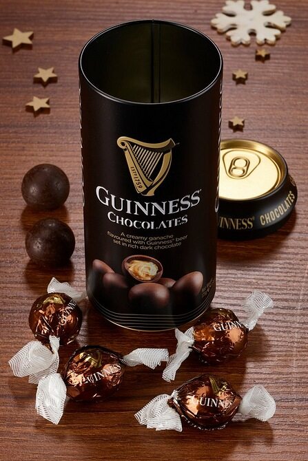 GUINNESS Chocolates Creamy Ganache Flavored with Guinness Beer 125g 4.4oz