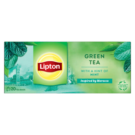 LIPTON GREEN TEA with Mint 12 x 26g