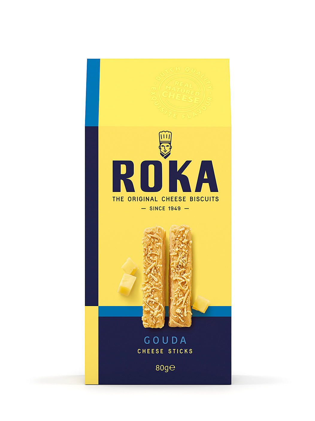 ROKA GOUDA Cheese Sticks Crackers Snacks 80g