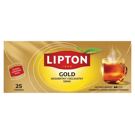 LIPTON GOLD Natural Black Tea 12 x 37.5g