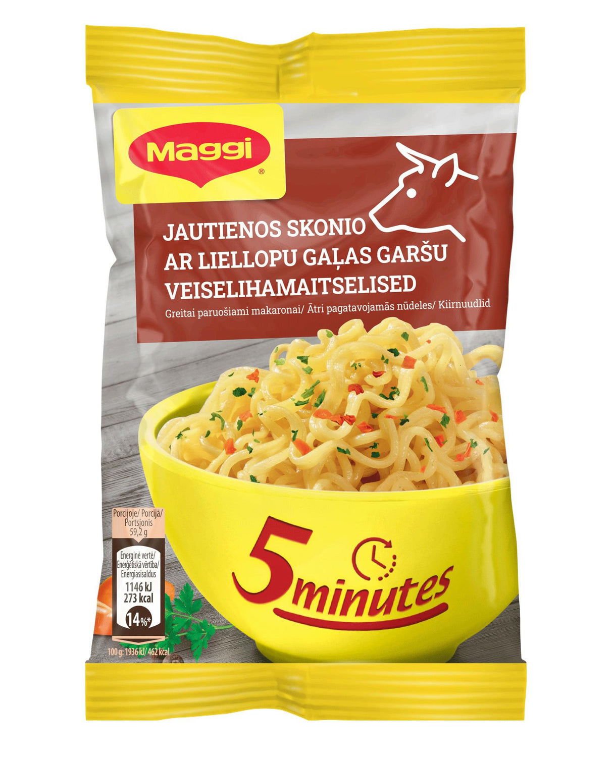 MAGGI BEEF Flavor Instant Noodles 59.2g