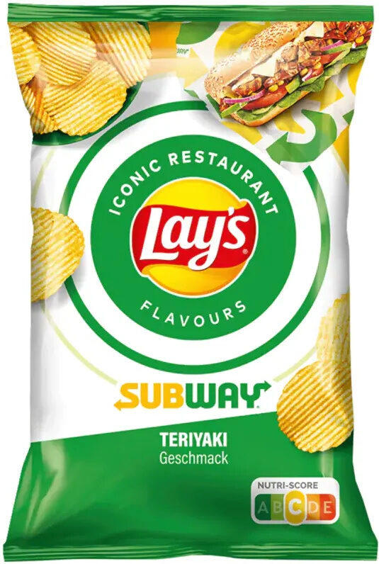 LAYS SUBWAY TERIYAKI Flavor Potato Chips Snacks 150g 5.3oz