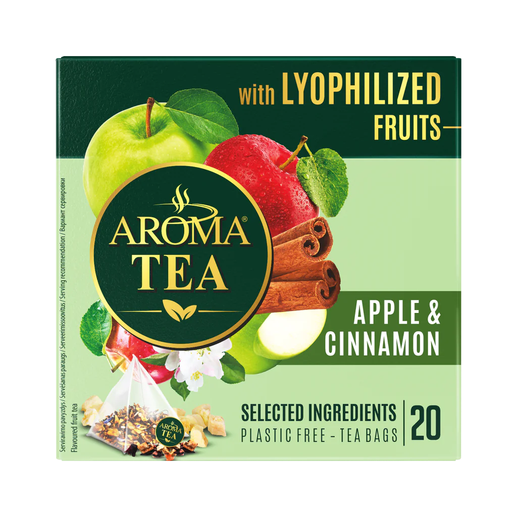 AROMA TEA Apple & Cinnamon Flavor Fruit Tea 40g
