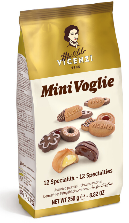 VICENZI Mini Voglie Assorted Cookies 250g