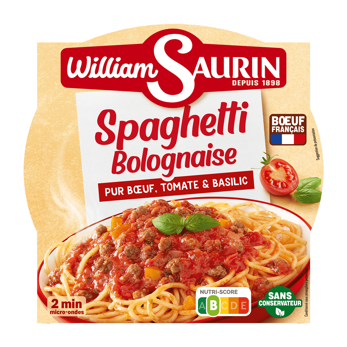 WILLIAM SAURIN Instant Spaghetti in Bolognaise Sauce 300g