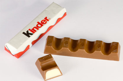 KINDER Milk Filled Chocolate Bars Candy Sweets 50g 1.8oz