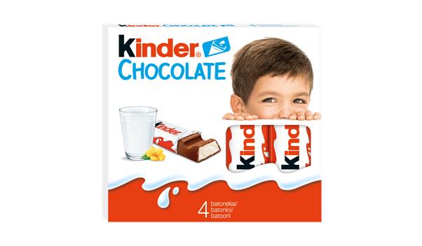 KINDER Milk Filled Chocolate Bars Candy Sweets 50g 1.8oz