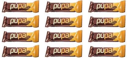 12 x PUPA COFFEE Flavor Chocolate Bars Retro European Candy Sweet Treats 30g