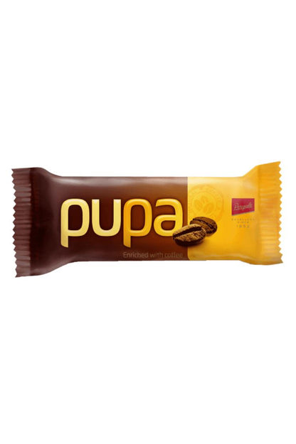 12 x PUPA COFFEE Flavor Chocolate Bars Retro European Candy Sweet Treats 30g