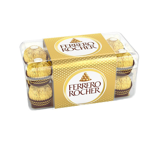 FERRERO ROCHER Premium Gourmet Milk Chocolate Hazelnut Candy Sweets 200g 7oz