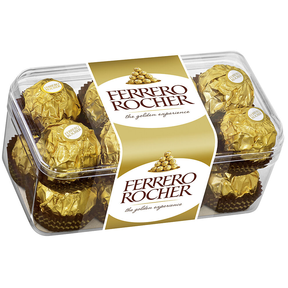 FERRERO ROCHER Premium Gourmet Milk Chocolate Hazelnut Candy Sweets 200g 7oz