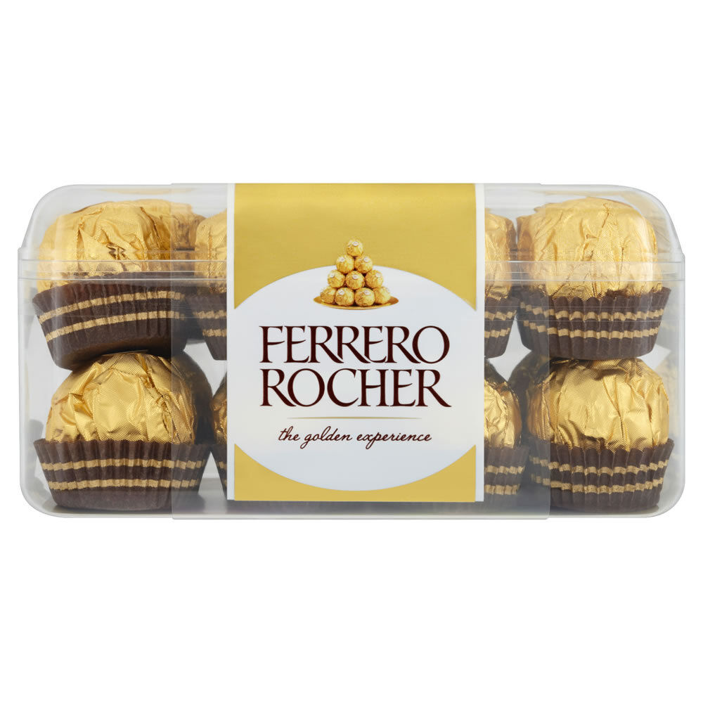 FERRERO ROCHER Premium Gourmet Milk Chocolate Hazelnut Candy Sweets 200g 7oz