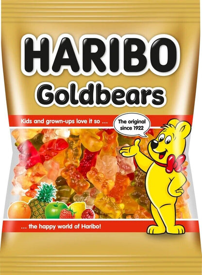 HARIBO GOLDBEARS German Sweets Gummi Candy Bags 175g 6.2oz