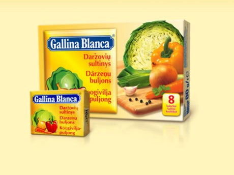 GALLINA BLANCA VEGETABLE Soup Cubes Bouillon Broth 80g 2.8oz