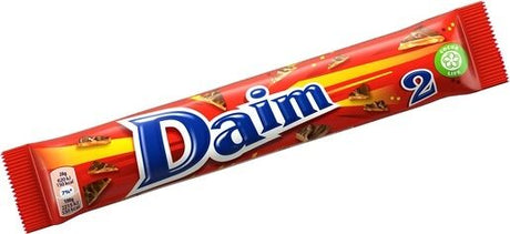 5 DAIM 2PACK Crunchy Almond & Caramel Chocolate Bars European Candy 56g 1.98oz