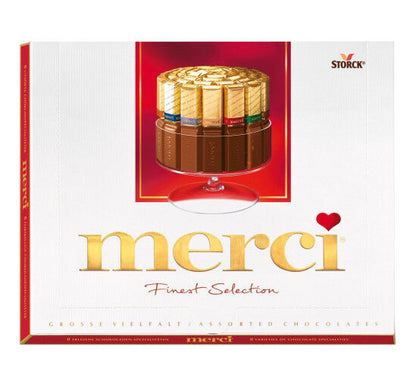 MERCI CHOCOLATE ASSORTMENT Finest Gourmet Selection German Sweets 250g