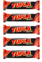5 TUPLA Maxi Finnish Cocoa Nougat & Almond Chocolate Bars Candy Sweets 50g