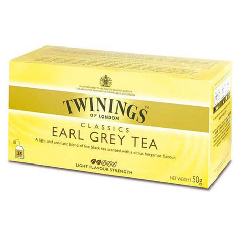 TWININGS EARL GREY Black Tea Refreshing & Citrusy Flavor 50g