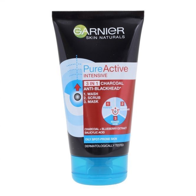 GARNIER Pure Active Intensive Anti-Spot & Blackhead Clearing Scrub 150ml