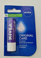 NIVEA Original Care Lip Balm with Natural Oils & Shea Butter 4.8g