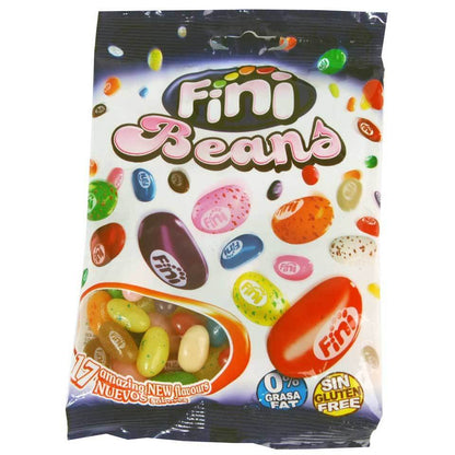 4 x FINI JELLY BEANS Colorful Rainbow Retro Candies Dragee Gluten Free 90g 3.2oz