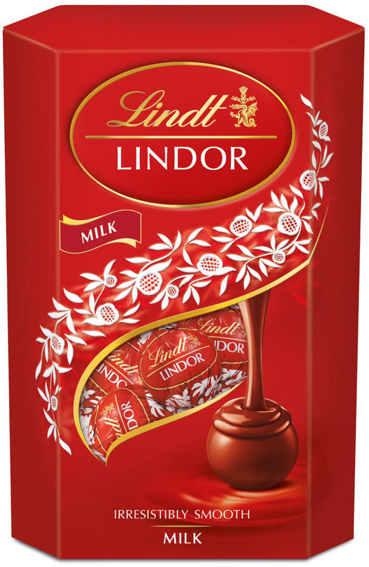 LINDT LINDOR Milk Chocolate Balls with Cream Filling Made in Swiss 200g 7.06oz