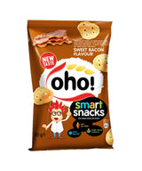 5 OHO SWEET BACON Flavor Puffed Potato Chips 60g 2.1oz