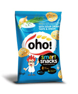 5 OHO SOUR CREAM & ONION Flavor Puffed Potato Chips 60g 2.1oz