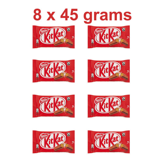 8 x KIT KAT Original Chocolate Bars Candy Sweets 41.5g 1.46oz