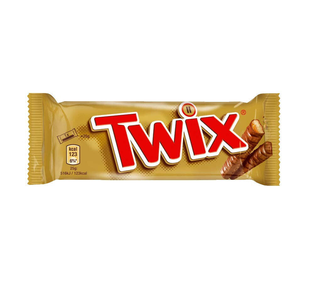 6 TWIX COOKIE BARS Caramel & Milk Chocolate Snacks European Sweets 50g 1.76oz