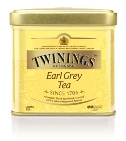 TWININGS EARL GREY Loose Tea Tin 100g 3.5oz