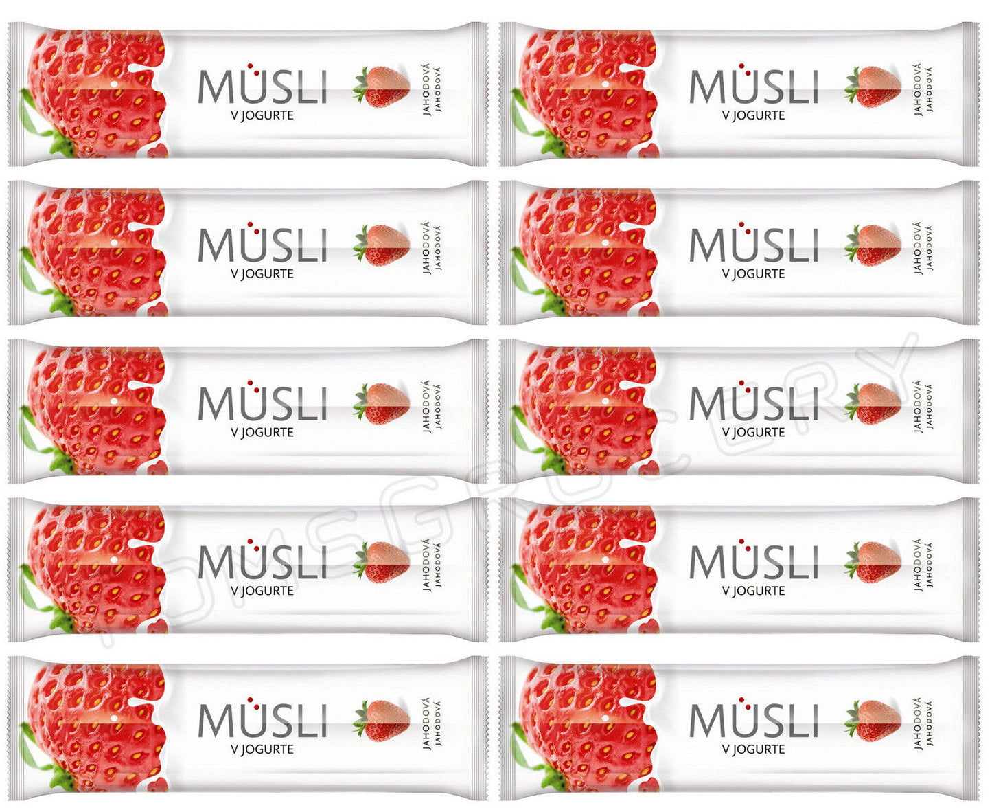 10 Tekmar Muesli Healthy Cereal Bars Cherry Wild Berry Blackcurrant 30g 1.06oz