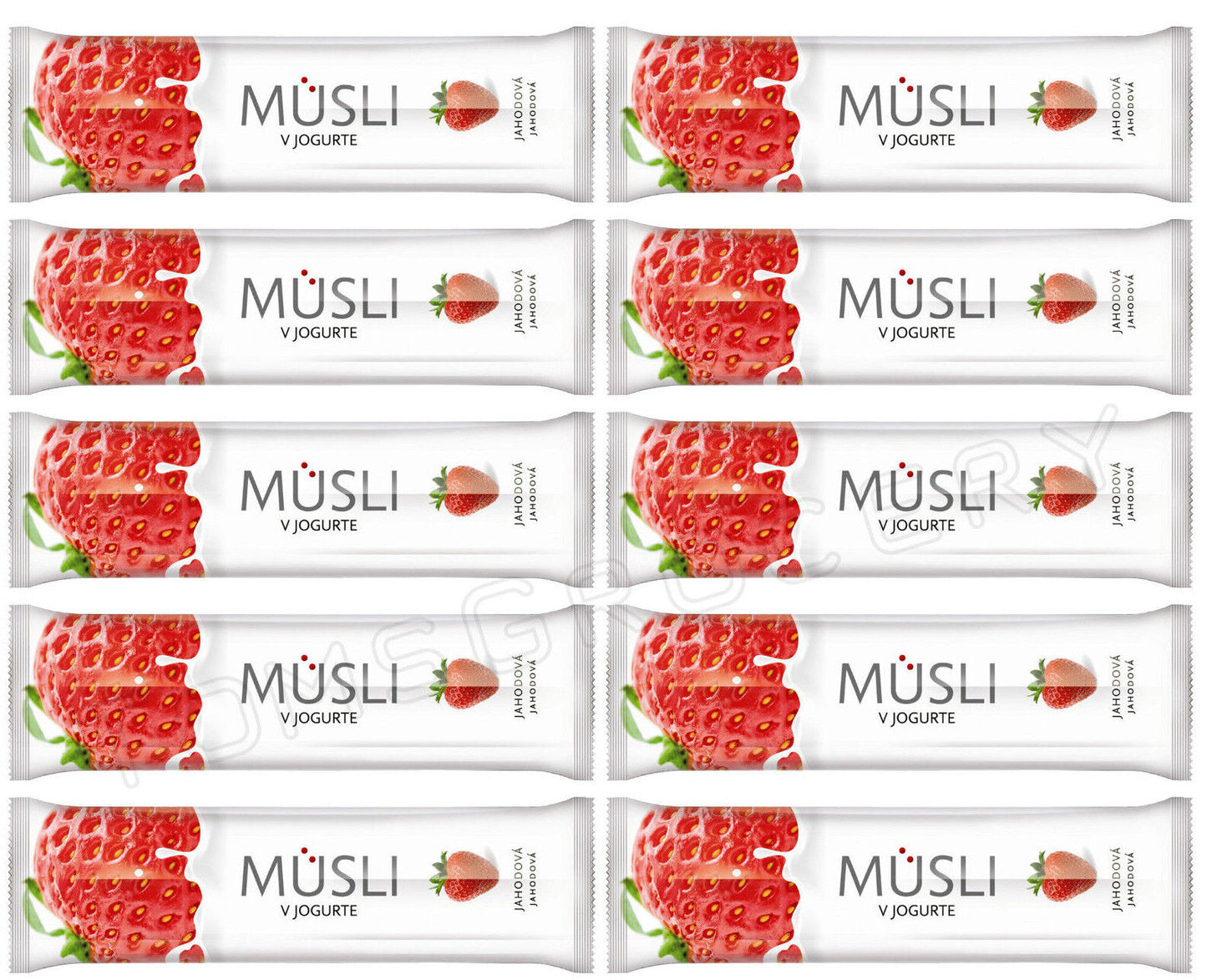 10 Tekmar Muesli Healthy Cereal Bars Cherry Wild Berry Blackcurrant 30g 1.06oz