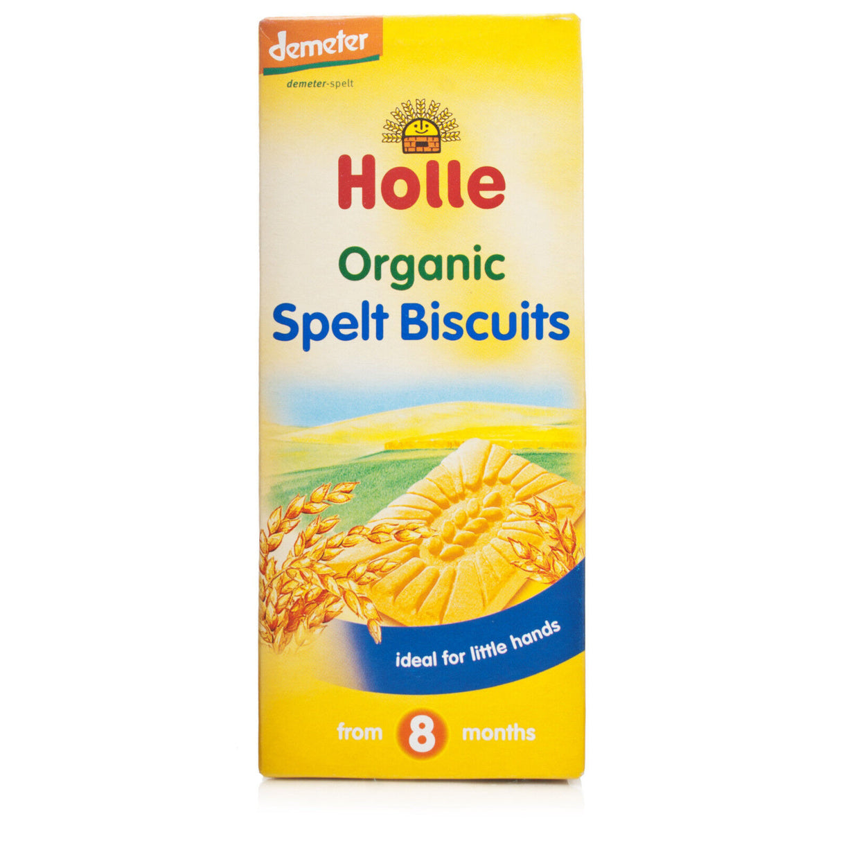 HOLLE Organic Spelt Biscuits Cookies Snacks for Babies from 8 Months 150g 5.3oz