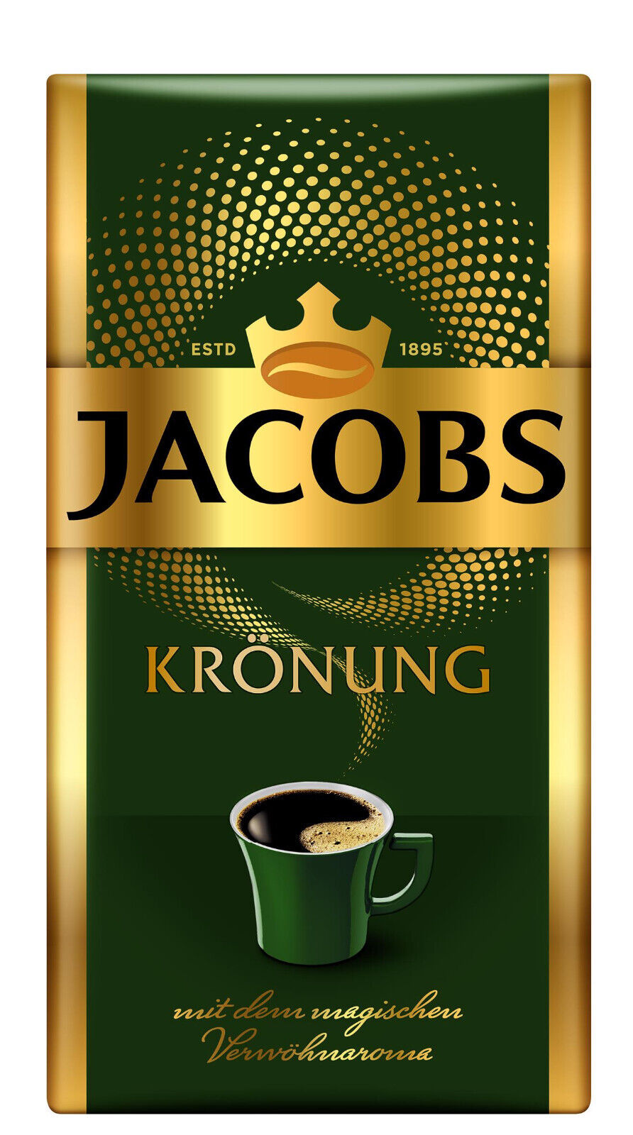 3 JACOBS Kronung Ground Coffee Packs 100% Arabica Made in Germany 500g 18oz
