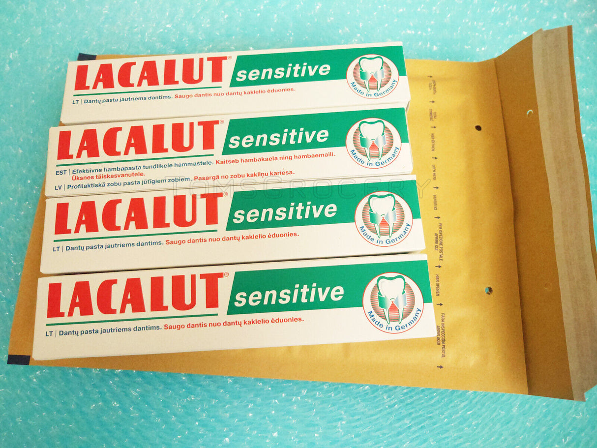 4 LACALUT SENSITIVE Daily Toothpaste Made in Germany 75ml