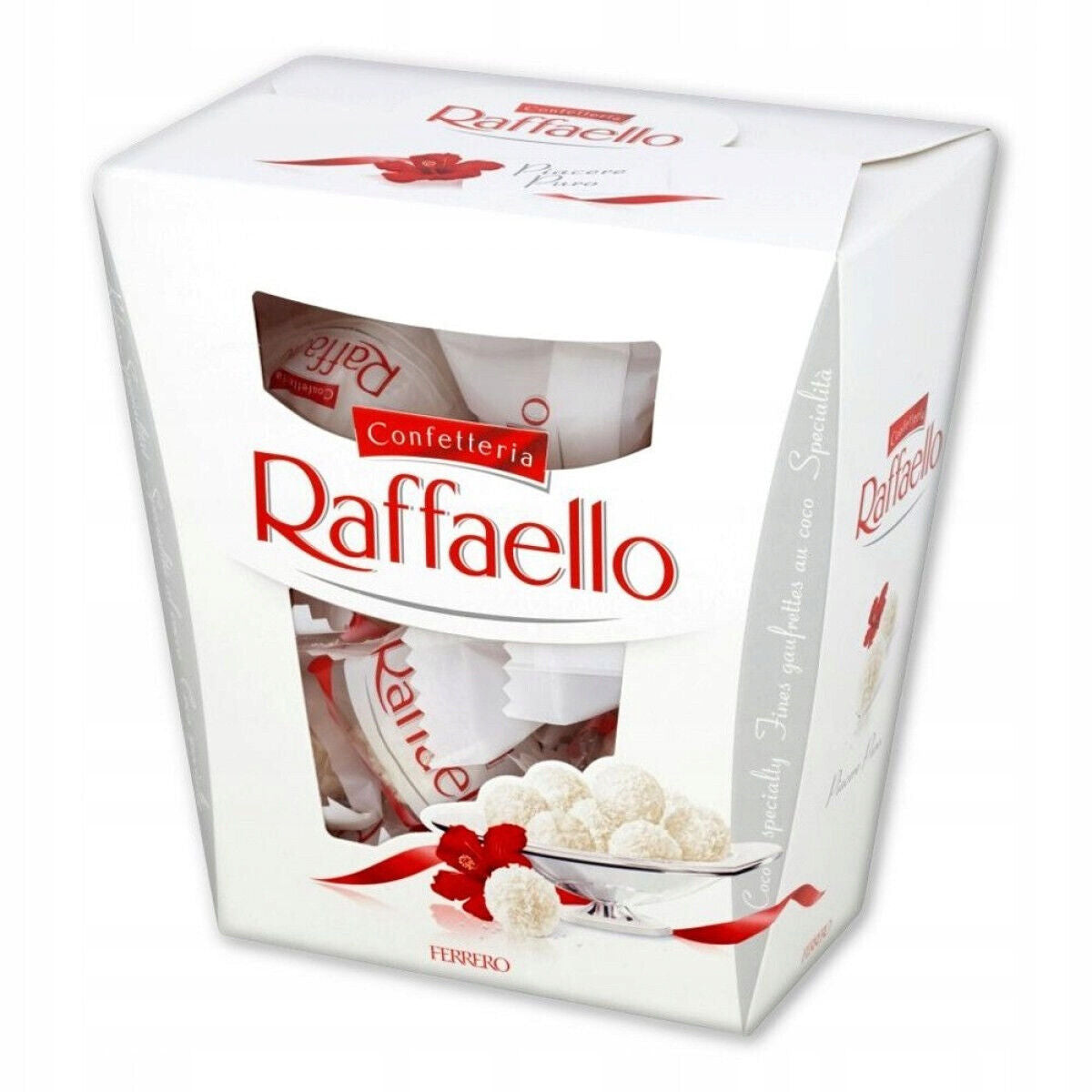 6 x FERRERO RAFFAELLO Crispy & Creamy Almond Coconut Candy Sweets 230g 8.1oz