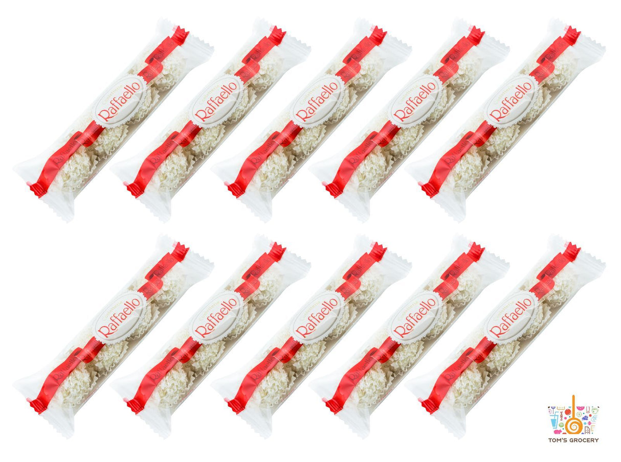 10 RAFFAELLO Crispy & Creamy Almond Coconut Waffer Candies 40g 1.4oz