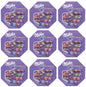 9 x Milka Singles Assorted Mix Mini Chocolate Bars Bites 138g 4.9oz