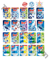 BREF WC Toilet Hangers Cleaners Rim Blocks CLEAN + FRESH Hygiene Power Aktiv